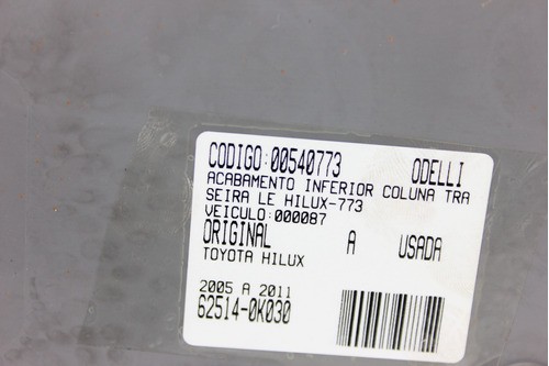 Acabamento Inferior Col Tras Le Hilux 05/11 Us (773)