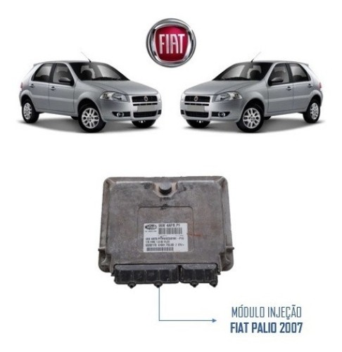 Módulo Injeção Fiat Palio 1.0 2007  Cod: 55202170 6160175500