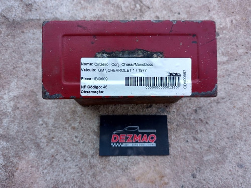 Cinzeiro Gm C10 C14 Veraneio