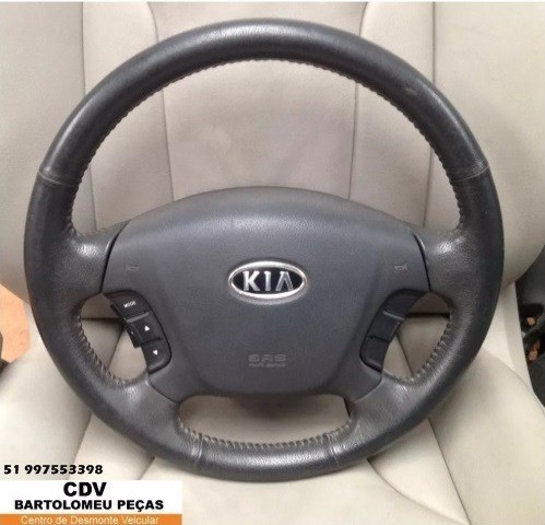 Volante De Direção Sem Airbag Kia Carens Original