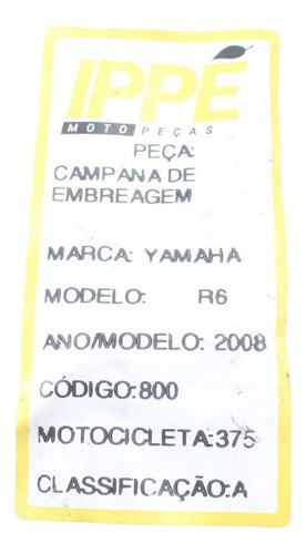 Campana Embreagem Yamaha Yzf R6 (453)