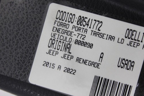 Forro Porta Tras Ld Jeep Renegade 15/22 Us (772)