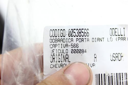 Dobradia Porta Diant Ld (par) Captiva 08/15 (566)