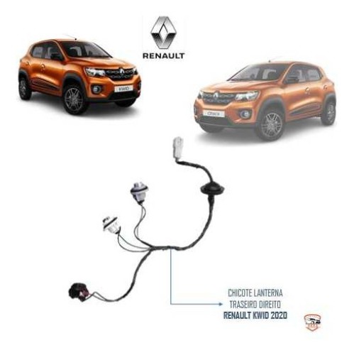 Chicote Lanterna Traseiro Direito Renault Kwid 2020