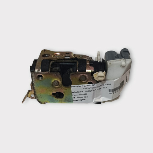 Fechaduraporta Traseira Esquerda Fiat Siena 2001 2007