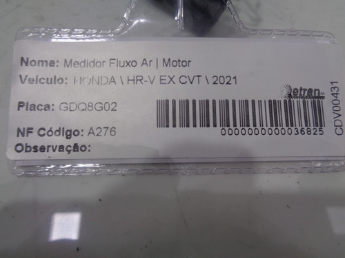 Sensor Medidor Fluxo Ar Hrv 2021