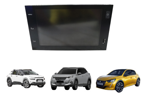 Multimídia Peugeot 208 2008 Citroen C4 Cactus 2018 A 2022