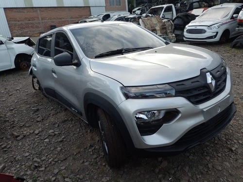 Sucata Renault Kwid Zen 1.0 71cv Flex Prata 2022/2023