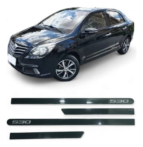 Jogo Friso Lateral Personalizado Preto Lifan 530 2015 /2019