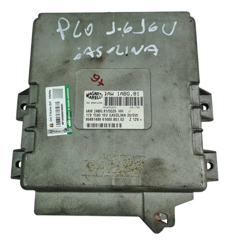 Módulo De Injeção Fiat Palio 1.6 16v 1996 A 1999 Gasolina