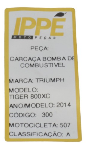 Carcaça Bomba De Combustivel Triumph Tiger 800xca (507) 2014