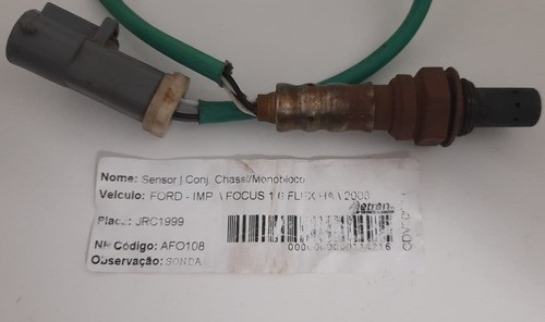 Sonda Lambda Ford Focus 1.6 Flex 2008 - 7s559e472aa