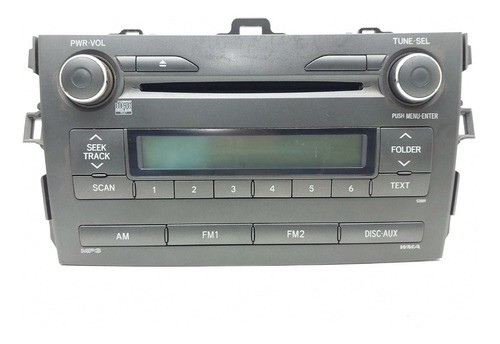 Radio Original Toyota Corolla Ano 2011 A 2013