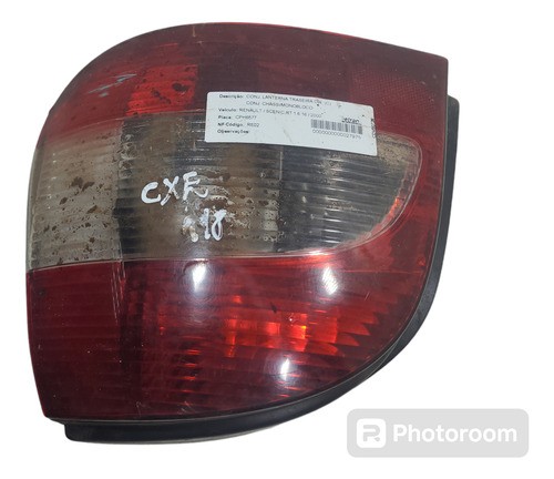 Lanterna Traseira Direita Renault Scenic 2001/2005 (al)