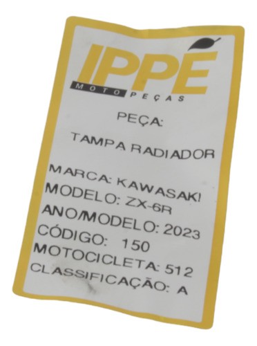 Tampa Radiador  Kawasaki Zx6r 2023 (512)