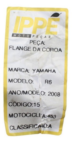 Flange Coroa Yamaha Yzf R6 (453)