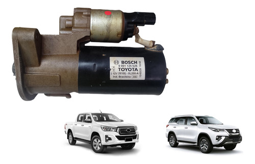 Motor Arranque Hilux Sw4 Diesel 2.8 3.0 2016 A 2022 Original