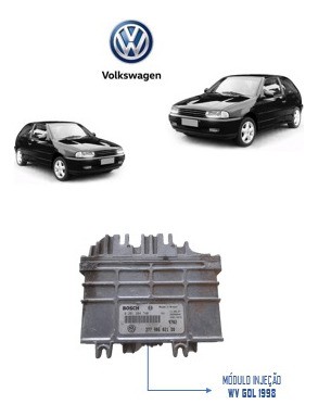 Módulo Central Injeção Ecu Gol 1.0 8v Mi At Gasolina 1998 99