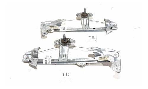 Par Máquina Vidro Manual Traseiro Gm Celta / Prisma 4p