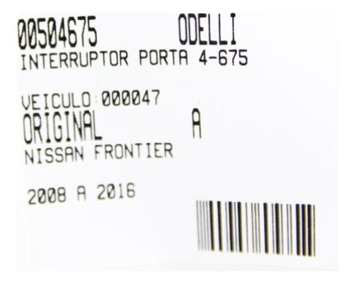 Interruptor Porta 4 Nissan Frontier 2008-2016 Usado (675)