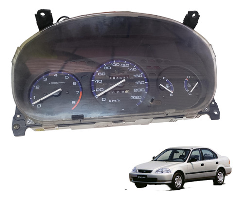 Painel Instrumentos Civic 1.6 1996 1997 1998 1999 2000 Usado