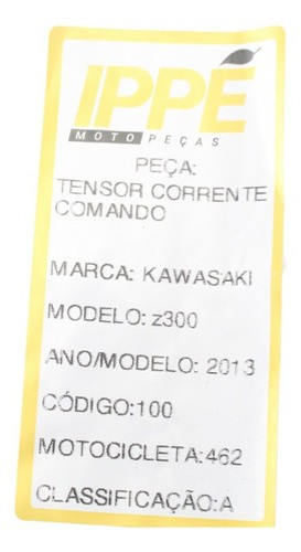 Tensor Corrente Comando  Kawasaki Z300 (462)