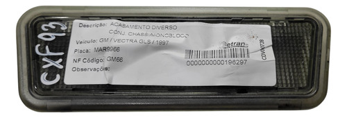 Luz De Teto Cortesia Gm Vectra 2.0 97/05 (al) Cxf 93