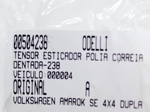 Tensor Esticador Polia Correia Dentada Volkswagen Amarok Se 