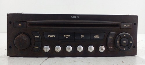 Rádio Cd Player Mp3 Peugeot 307 96665700xt (r)