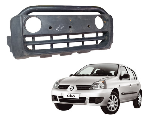 Proteção Quebra Mato Parachoque Dianteiro Clio 2003 A 2016