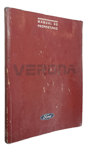 Manual Proprietário Ford Verona 1991 Original Usado
