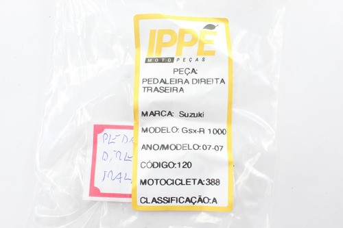 Pedaleira Traseira Direita  Srad 1000 (388)