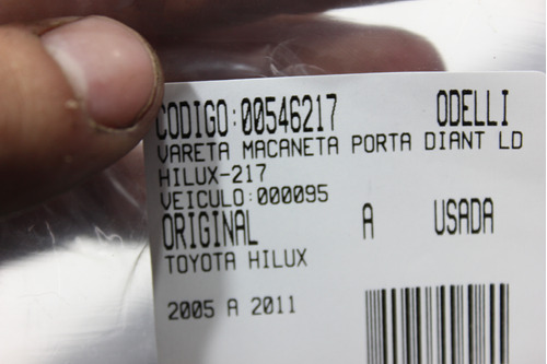 Vareta Maçaneta Porta Diant Ld Hilux 05/11 Us (217)