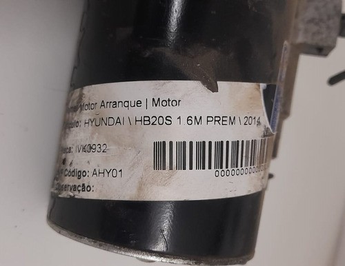 Motor De Arranque Hyundai Hb20s 1.6 Prem 2014 - 1204960