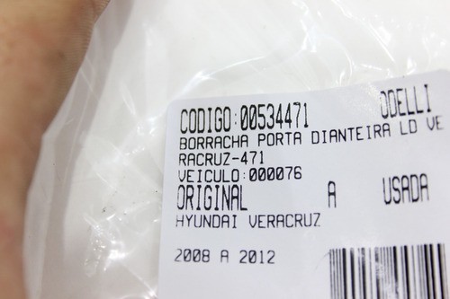 Borracha Porta Dianteira Ld Veracruz 08/12 Usado (471)