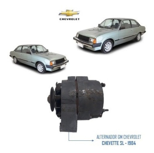 Alternador Chevrolet Chevette Sl 1.6 1984 1985 1986 1987