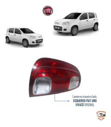 Lanterna Traseira Lado. Esquerdo Fiat Uno Vivace  Original