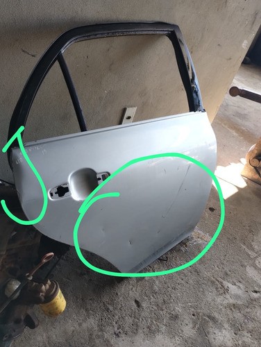 Porta Traseira Ld Toyota Corolla 2013 Só Lata C/det Usado