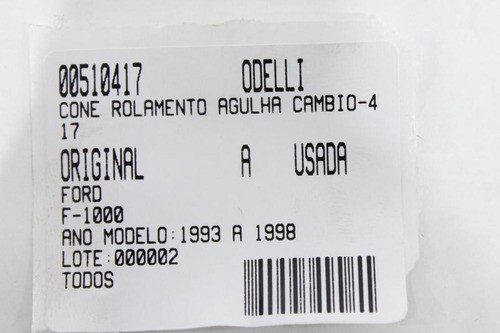 Cone Rolamento Agulha Câmbio F-1000 93/98 Usado (417)