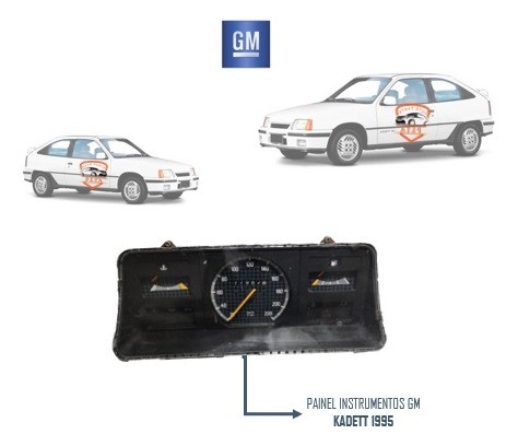 Painel Instrumento Velocímetro Gm Kadett 1993 1994 1995 1996