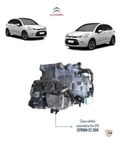  Caixa Câmbio Automatica 6m 3fd Citroen C3 2018