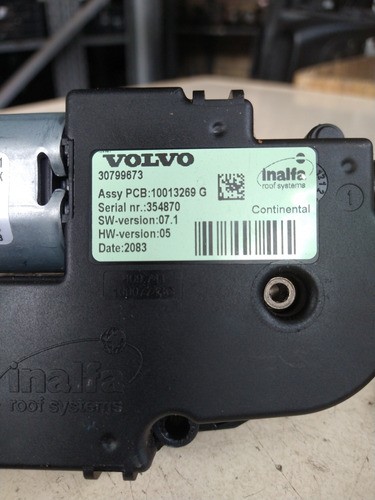 Motor Teto Solar Volvo Xc60 T5 2011 2012 2013