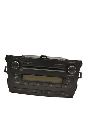 Rádio Som Cd Player Toyota Corolla 2009 2013 Original 