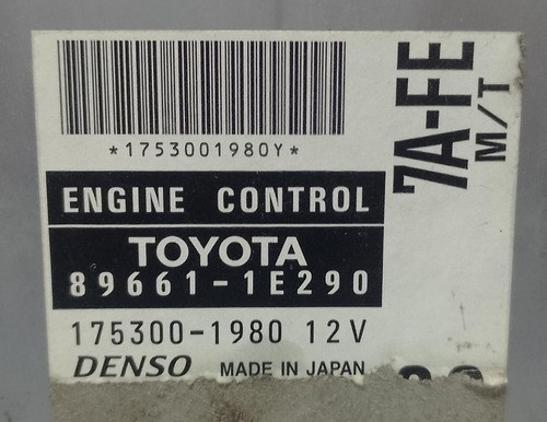 Módulo De Injeção Toyota Corolla Xei 1.8 16v Flex 896611e290