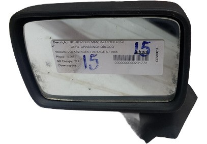 Retrovisor Gol Saveiro Voyage 1983 1986 Esquerdo Usado