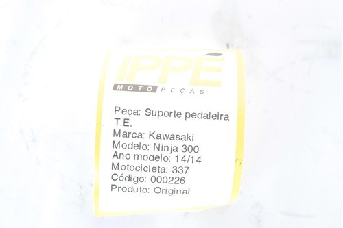 Suporte Pedaleira Traseira Esquerda Kawasaki Ninja 300 (337)