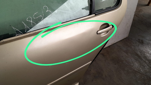 Porta Traseira Esquerda Champagne Vw Golf 99/08 C/ Detalhe