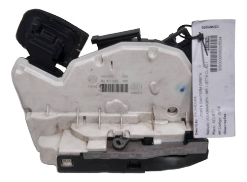 Fechadura Eletrica Porta Dianteira Direita Vw Jetta 2015
