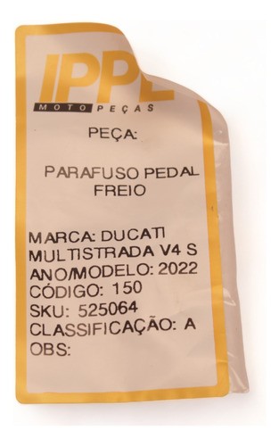 Parafuso Pedal Freio Ducati Multistrada V4s V4