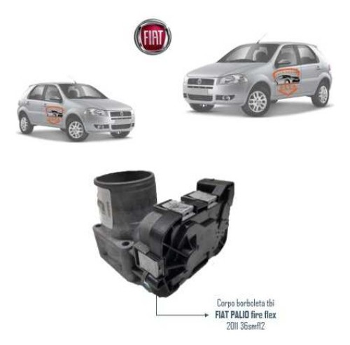 Corpo Borboleta Tbi Fiat Palio Fire Flex 2011 36smf12